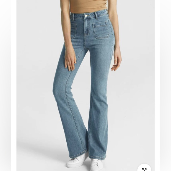 OGL Front Pocket Flare Jeans - Picture 2 of 6